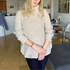 Tan Urban Outfitters (Silence + Noise) turtleneck sweater